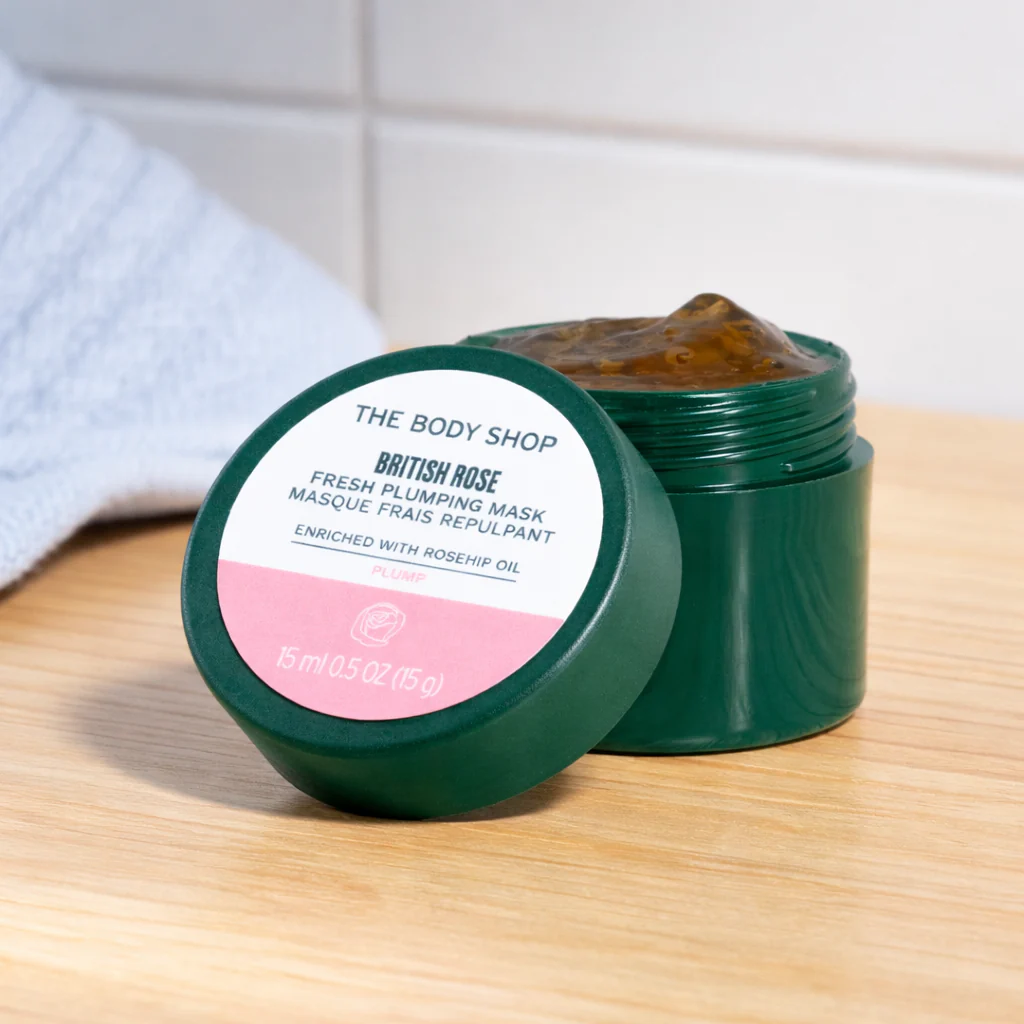 British Rose Fresh Plumping Mask - Image 3
